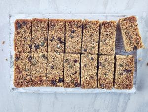 Ultimate Breakfast Bar, in tray, view from above