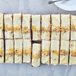 Orange and Walnut Carrot Cake, view from above