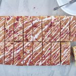 Raspberry and Lemon Cake, view from above