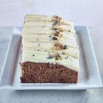 Carrot cake slices on a plate