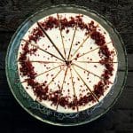 Raspberry Red Velvet Cake (Vegan) Overhead